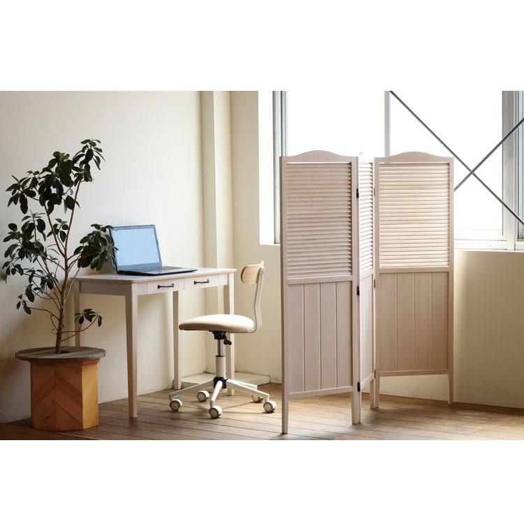 プティ ホームチェア グレー アイボリー キャスター付き 椅子 いす