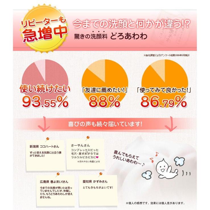 どろあわわ どろ豆乳石鹸 110g×5パックセット 洗顔石鹸 洗顔料 洗顔