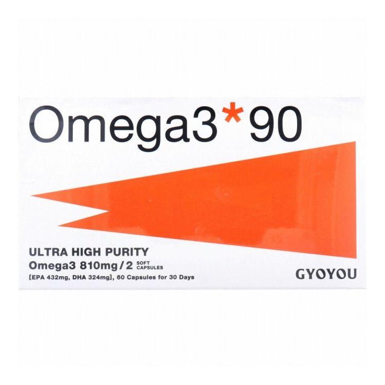 GYOYOU Omega3 90 ソフトカプセル 450mg 60粒入 オメガ3 EPA DHA