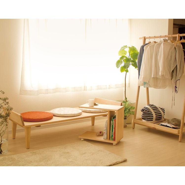 cosine ドレスラック メープル コサイン 日本製 旭川家具 国産 ハンガーラック 収納 収納ラック 幅75.5cm シンプル 代引不可_4