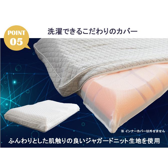 アキレス Achilles スリープ フロージョン ピロー 枕 まくら マクラ 洗える 安眠枕 快眠枕 横向き 寝返り プレゼント 至福の眠りに導くまくら 代引不可_12