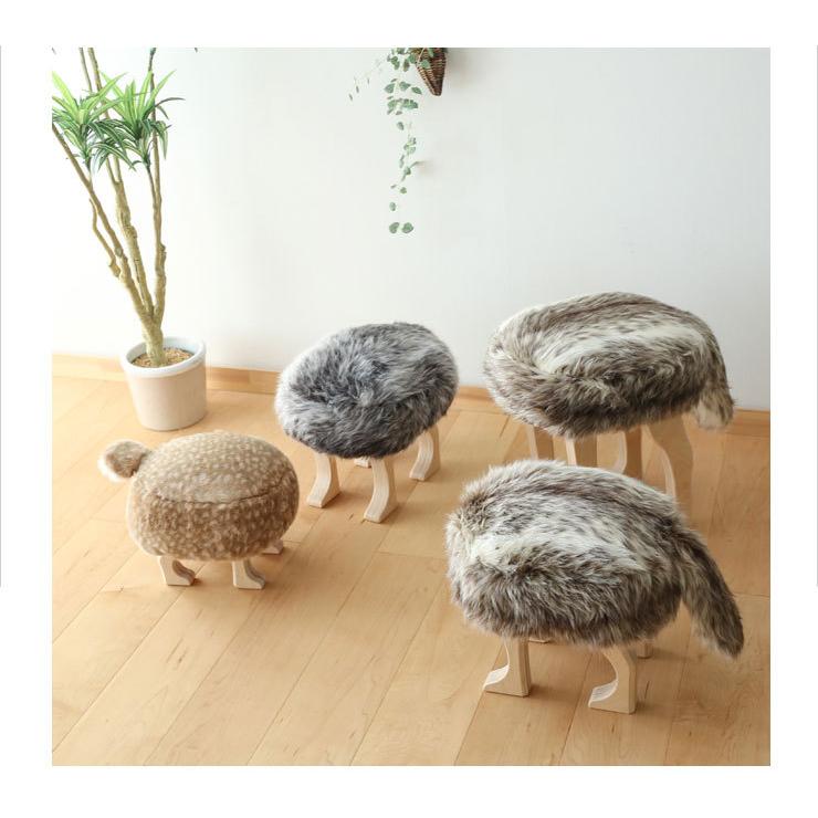 匠工芸 日本製 旭川家具 アニマルスツール バンビ SS チェア 動物 椅子