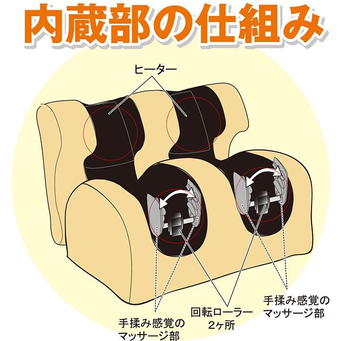 フットマッサージャー ヒーター ヒーター付き 温熱 あったか 暖房 足