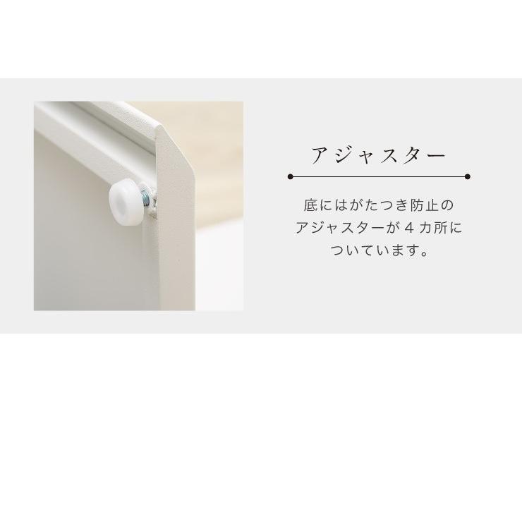 壁掛け風テレビ台 ロータイプ ホワイト 32型〜60型対応 コード収納 壁