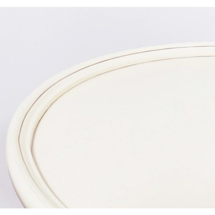 サイドテーブル 直径43.5cm 完成品 マホガニー 天然木 ラッカー塗装