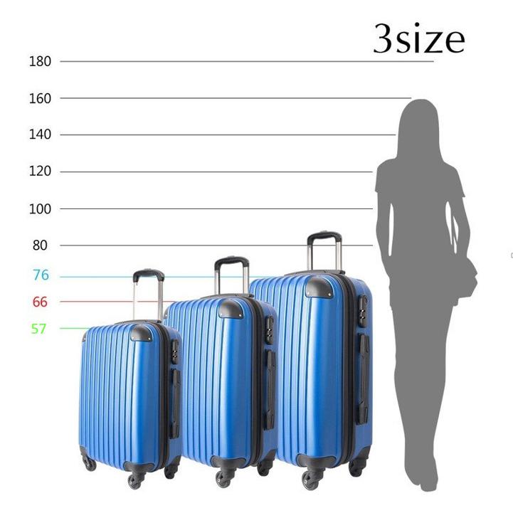スーツケース キャリーケース ABSスーツケース Mサイズ 68リットル ABS樹脂+エンボス加工 代引不可 リコメン堂 - 通販 -  PayPayモール