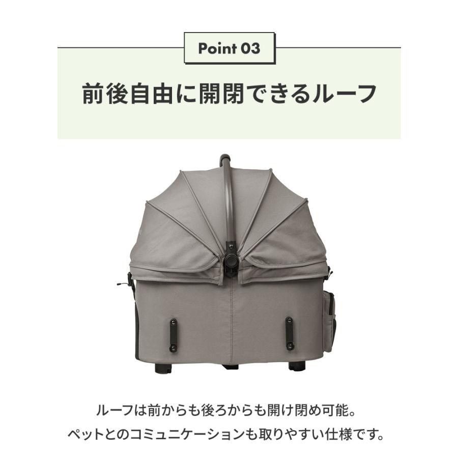 AIRBUGGY FITT WIZ X ペットカート キャリー コット着脱可 耐荷重12kg