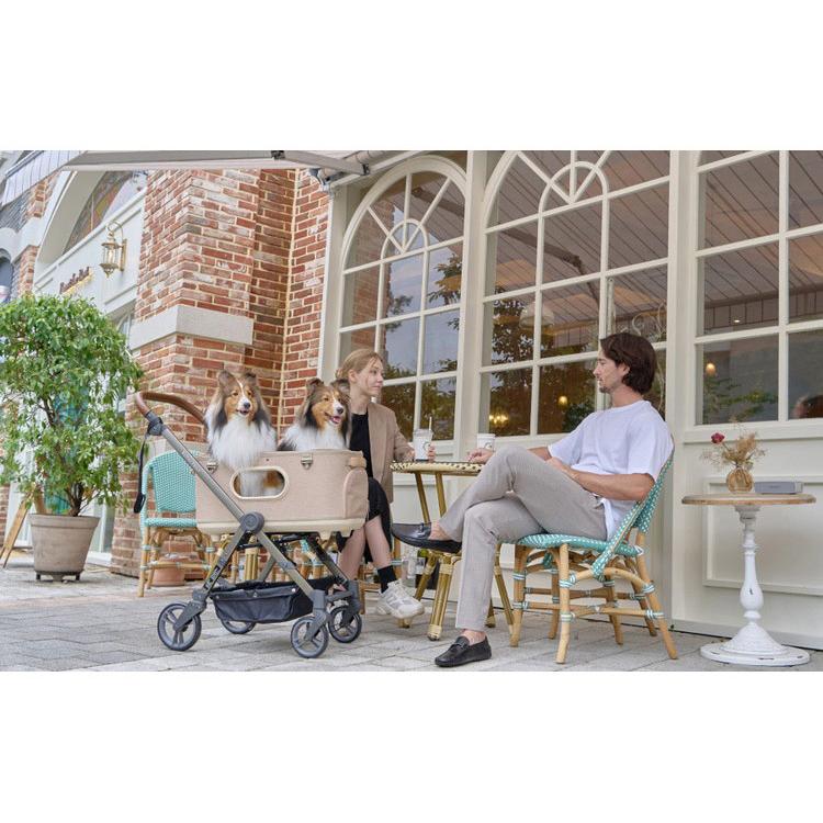 【新登場】 ロイヤルテイルズ グレイスクラシック ペットカート 多頭飼 飛び出し防止 キャリー ペットキャリー 車 ワゴン バギー 犬 犬用 買い物 お出かけ 旅行 【JS1251556132】(45100円)