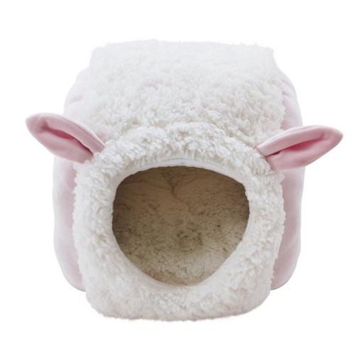 M-PETS エムペッツ Dolly ドリィ ひつじ ヒツジ ECOベッド ドーム型ベッド ボア クッション ベッド 手洗い可 もこもこ かわいい 暖かい 犬用 猫用の画像