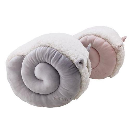 M-PETS エムペッツ Dolly ドリィ ひつじ ヒツジ ECOベッド ドーム型ベッド ボア クッション ベッド 手洗い可 もこもこ かわいい 暖かい 犬用 猫用の画像