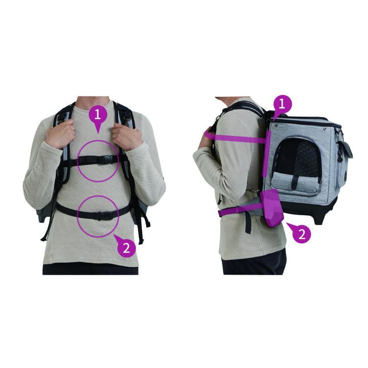 ロイヤルテイルズ アリス 多機能 ペットカート バッグ 折りたたみ 多頭