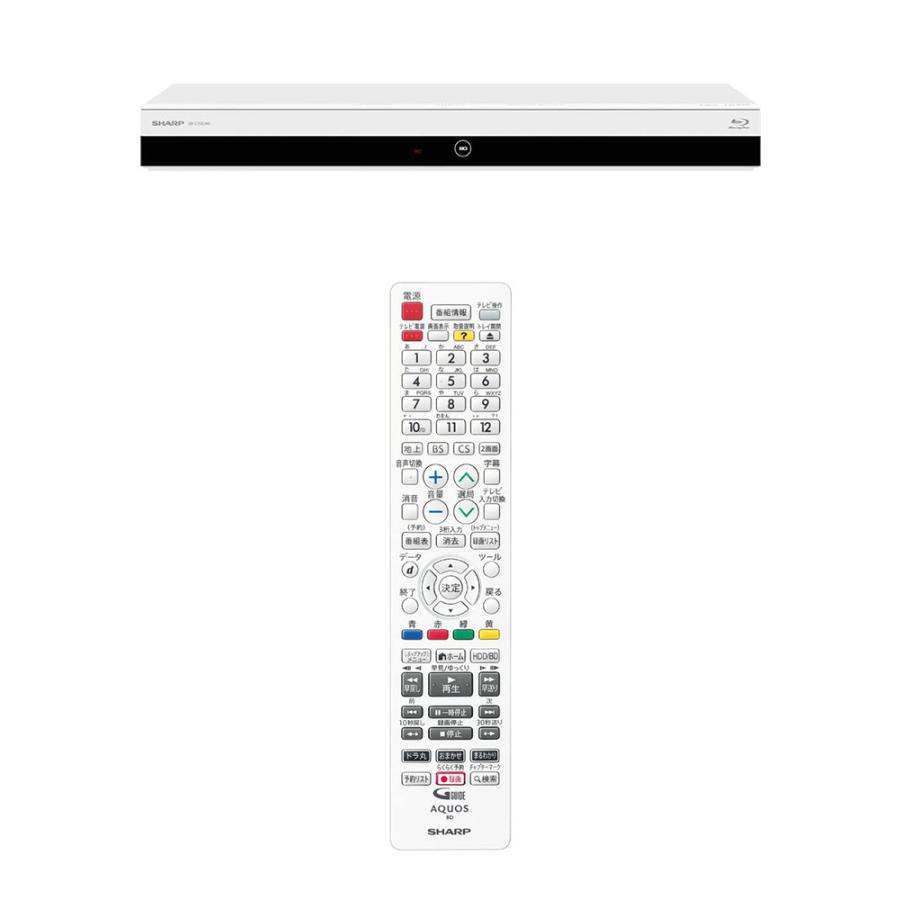 SHARP シャープ AQUOS ブルーレイレコーダー 1TB 2B-C10EW2