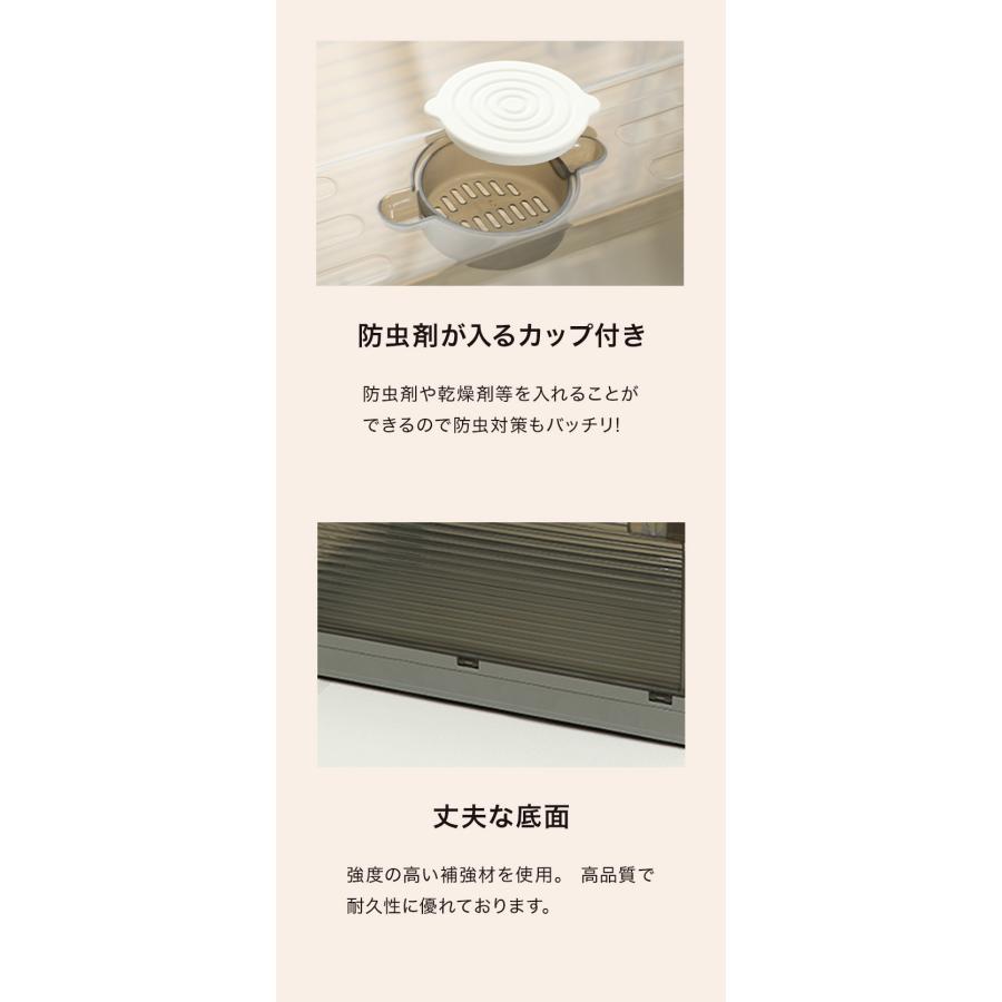 収納ボックス 収納ケース Lサイズ 53L ホワイト 折りたたみ 収納 ふた