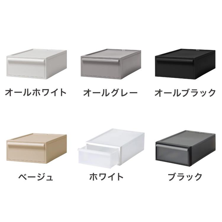 ライクイット 収納ケース セット ストーングレー 楽天市場】Like-it 組み合わせて使える収納ケース ワイドL / 幅