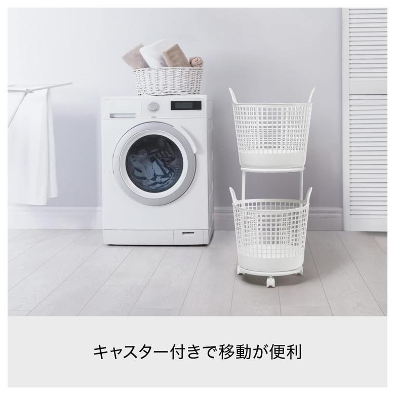 ライクイット like-it ランドリー キャスター付き 洗濯 収納 ラウンド