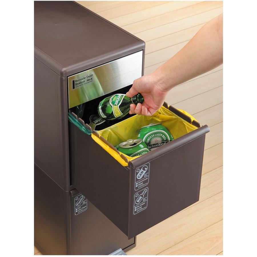 分別スイングストッカーワイド 分別ゴミ箱 リサイクルダスト