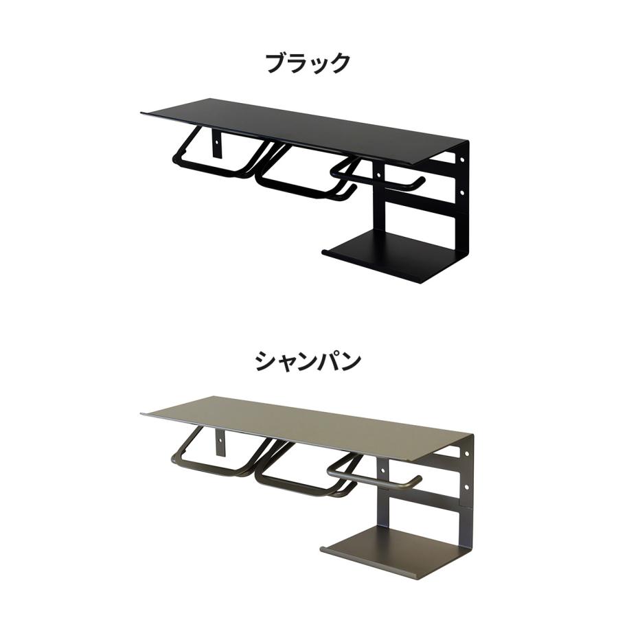 トイレットペーパーホルダー ストックタイプ ダブル 2連 タオル