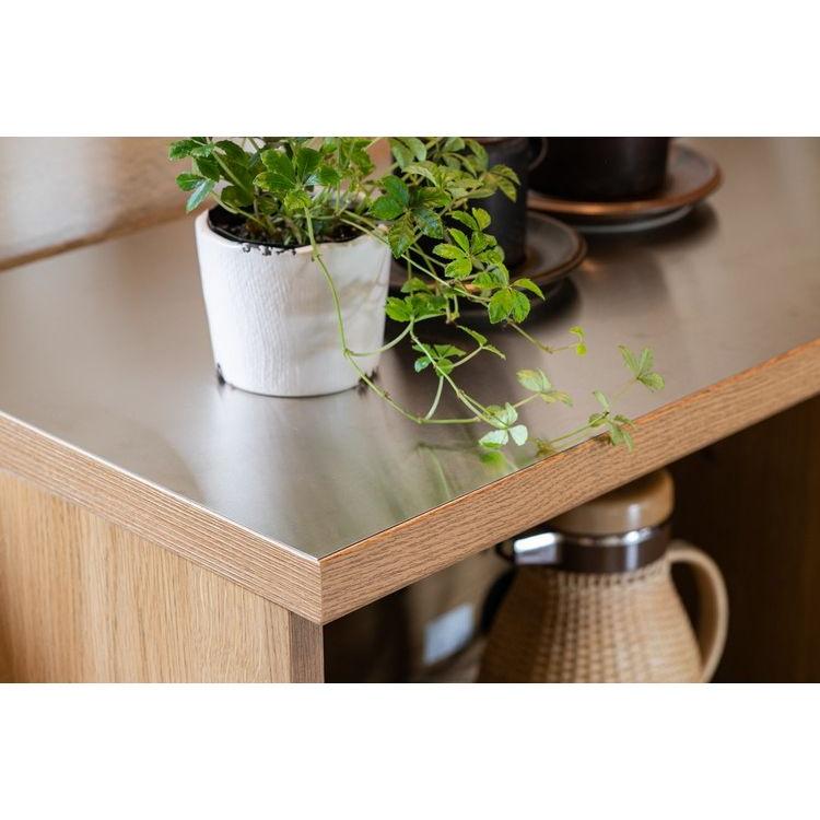 ステンレス天板カウンター 日本製 ワイズ 幅180cm ステンレス天板 天板のみ 日本製 カウンター用 天板 前