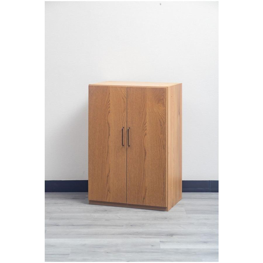 ワイズ 幅60cm 観音開きタイプ カウンター キャビネット 日本製 天然木