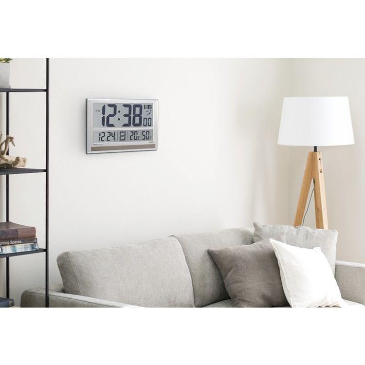 ランデックス(Landex) 目覚まし時計 電波 ハイブリット ソーラー