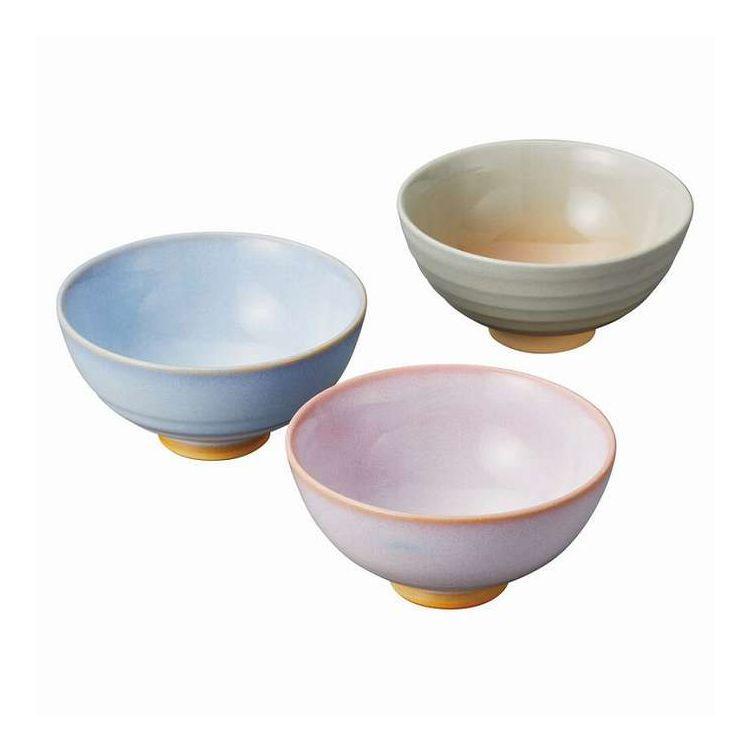 お茶碗トリオセット 萩焼 7552 ギフト プレゼント 代引不可 : リコメン