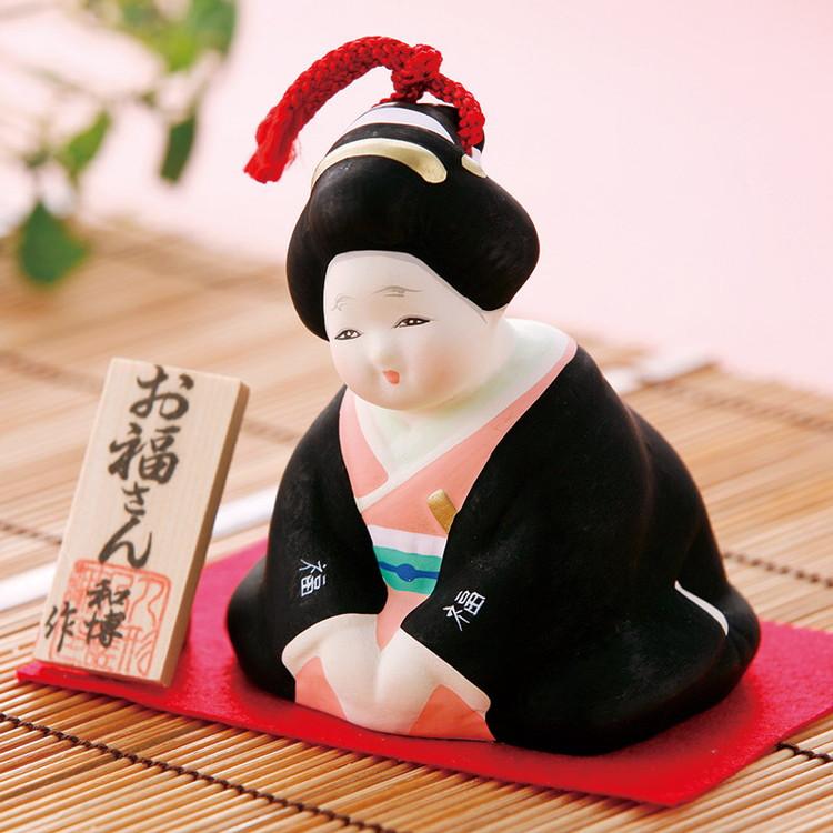 伝統工芸 博多人形 お福さん 人形 代引不可 : リコメン堂 - 通販