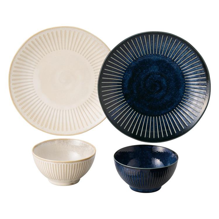 十草モダン 食器セット4P 和陶器 T2018924-4P 代引不可 : リコメン堂