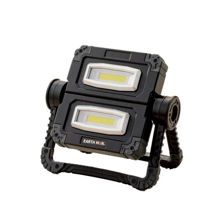 乾電池式LEDダブルワークライト アースマン アウトドア用品 5507280 代