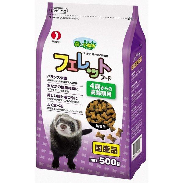 ペットライン 森の小動物 フェレットフード高齢期用500g｜recommendo