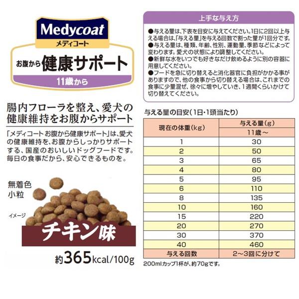 ペットライン メディコート お腹から健康サポート 11歳から チキン味 2.5kg｜recommendo｜08