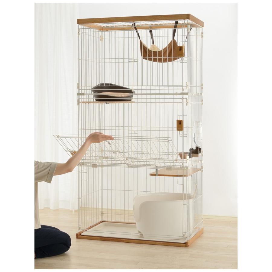 リッチェル 木製お掃除簡単キャットサークル M 猫用 ペットサークル ケージ キャットケージ 猫ケージ ネコ 