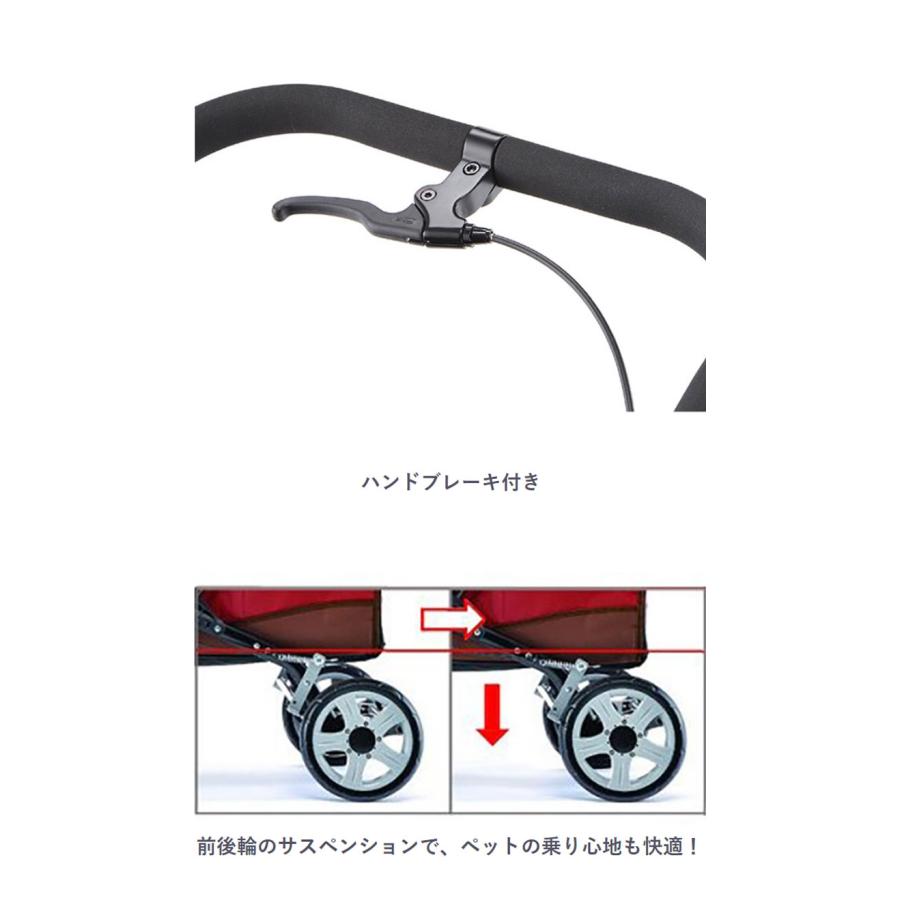 ボンビアルコン ペット用 バギー 折りたたみ スロープ付 耐荷重30kg