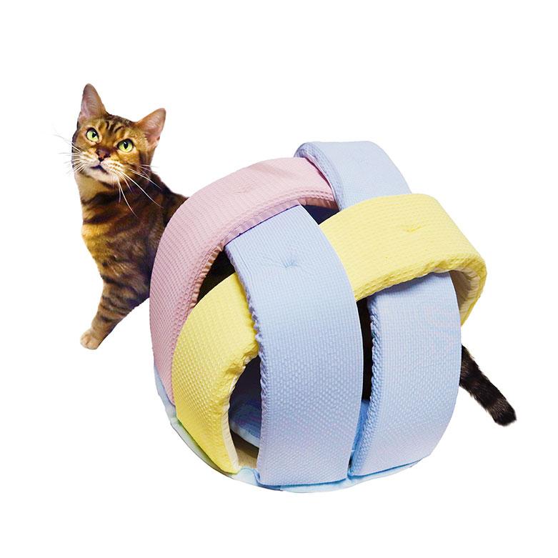 ペッツルート 猫用 夏用 ベッド クッション ニャンとも涼やか