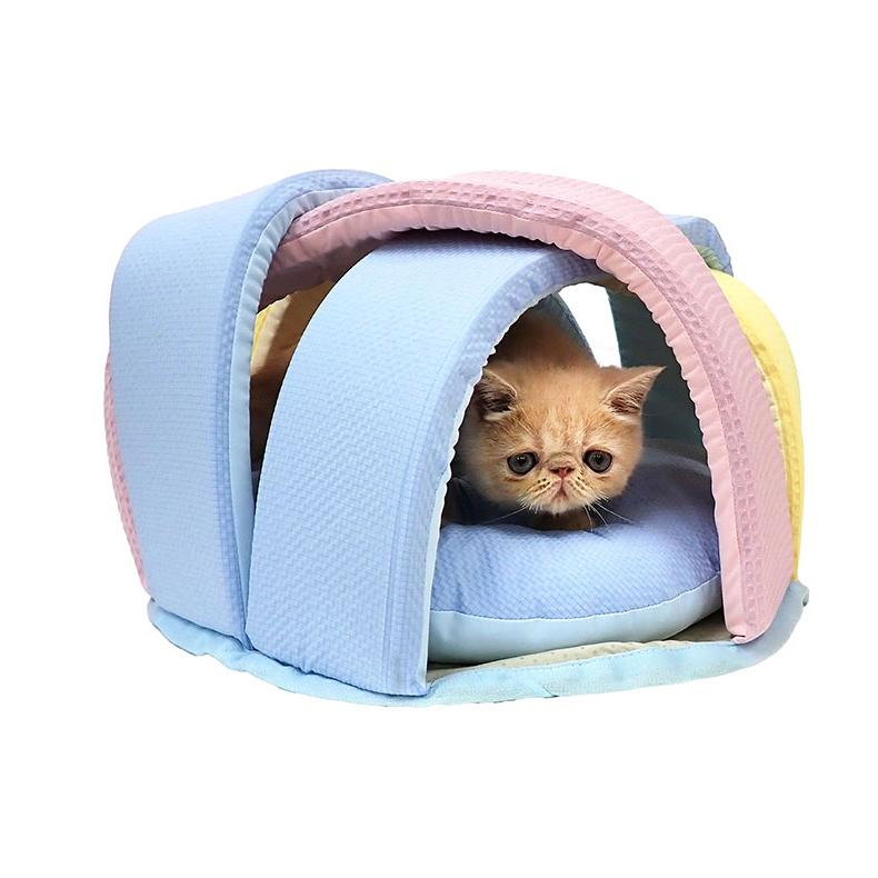 ペッツルート 猫用 夏用 ベッド クッション ニャンとも涼やか