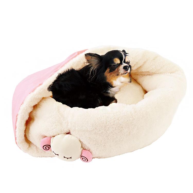 ペッツルート ふんわり包まれ 2way ひつじ ベッド マット ペット用 犬