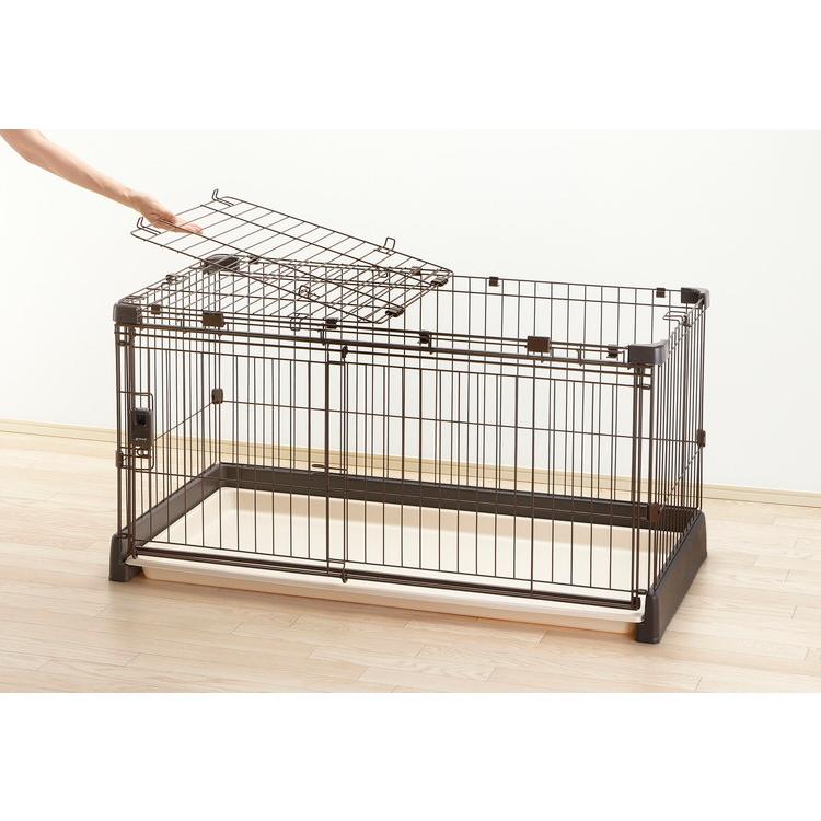 リッチェル サークル ケージ&屋根面 セット 120x60cm 高さ60cm