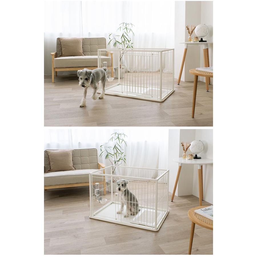 リッチェル 犬用 サークル ケージ 90×60cm 高さ60cm シンプル