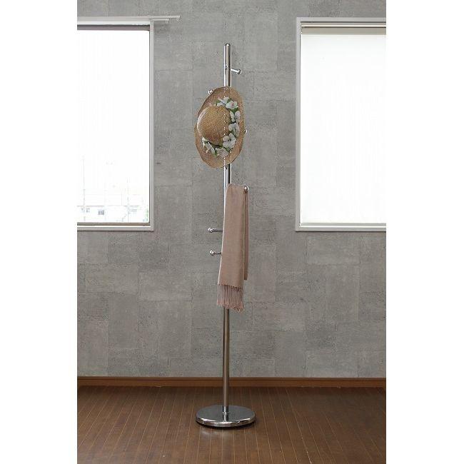 ポールハンガー ポールスタンド シルバー ハンガーラック 選べる