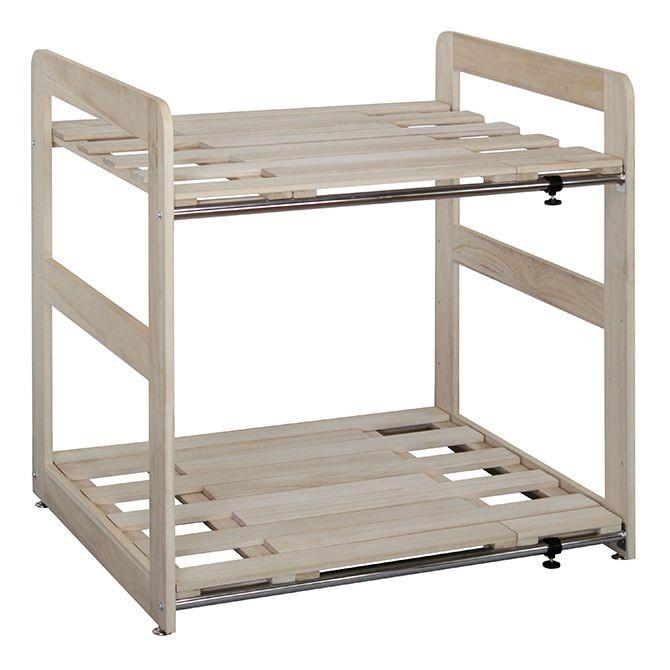 定番人気！ 桐スノコ押入れフトン棚 2段 布団 収納 すのこ 押入収納