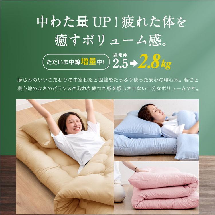 固綿入り 洗える 敷布団 シングルロング 日本製 国産 敷き布団 敷き