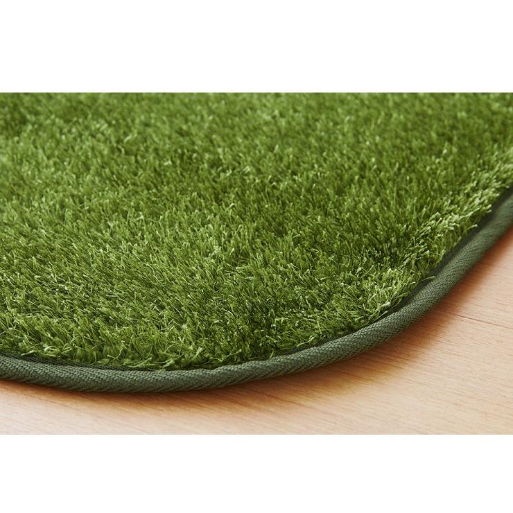 芝生のようなラグ 130×185cm 長方形 芝生 グリーン インテリア おしゃれ 緑 カーペット｜recommendo｜06