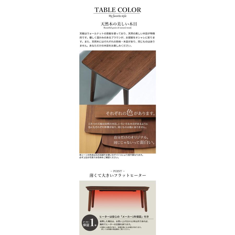 セット販売 ソファで使えるフラットヒーターこたつ ブエノ 90×50cm