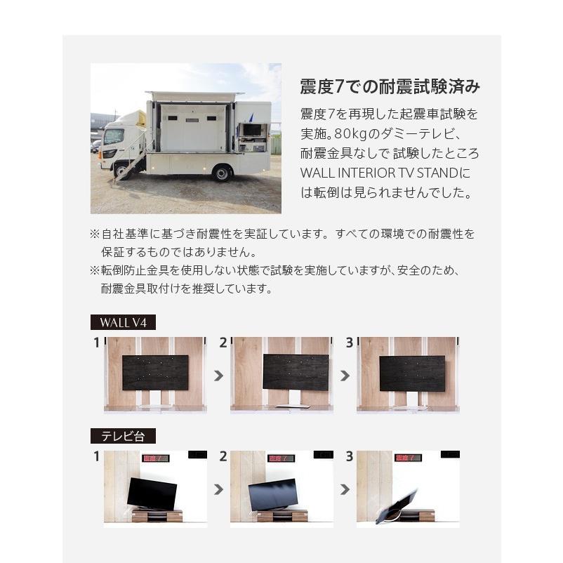 WALL テレビスタンド V4 フロアタイプ ロータイプ 60~90インチ 60~90V