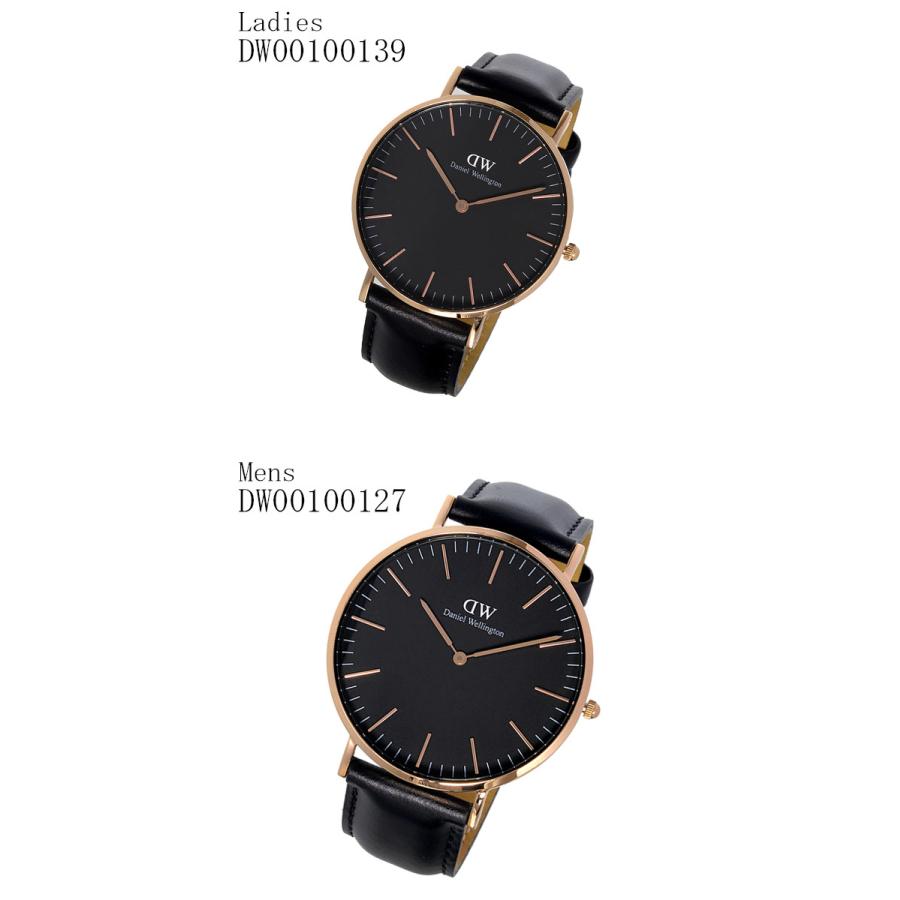 ペアウォッチ ダニエルウェリントン クラシック ブラック  