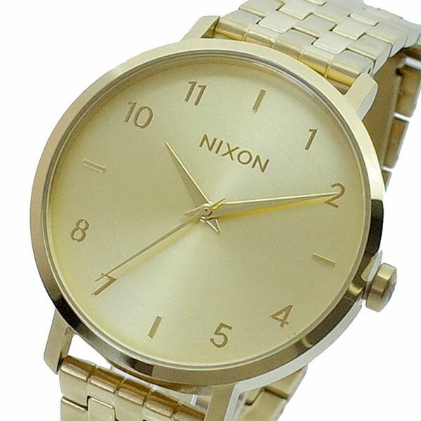 ニクソン NIXON 腕時計 メンズ レディース A1090502 クォーツ ゴールド 送料無料