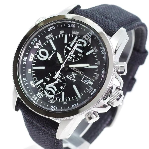 セイコー SEIKO 腕時計 メンズ SSC293P2 プロスペックス PROSPEX クォーツ ブラック 送料無料