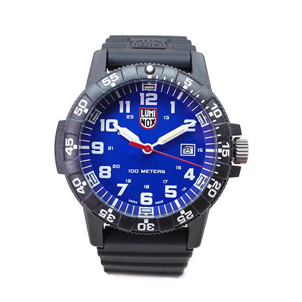 ルミノックス LUMINOX 腕時計 メンズ 0323 SEA TURTLE クォーツ ブルー ブラック 送料無料の画像