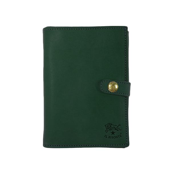 イルビゾンテ IL BISONTE 折財布 メンズ C0420-P-293 グリーン 送料無料