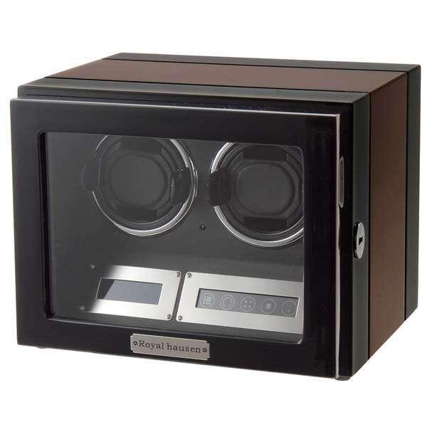 ロイヤルハウゼン ROYAL HAUSEN ワインディングマシーン 2本巻 GC03-D21EB ブラック 送料無料