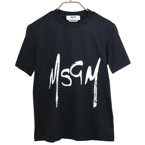 エムエスジーエム MSGM トップス Tシャツ レディース 2841MDM74 Sサイズ ブラック BLACK 送料無料